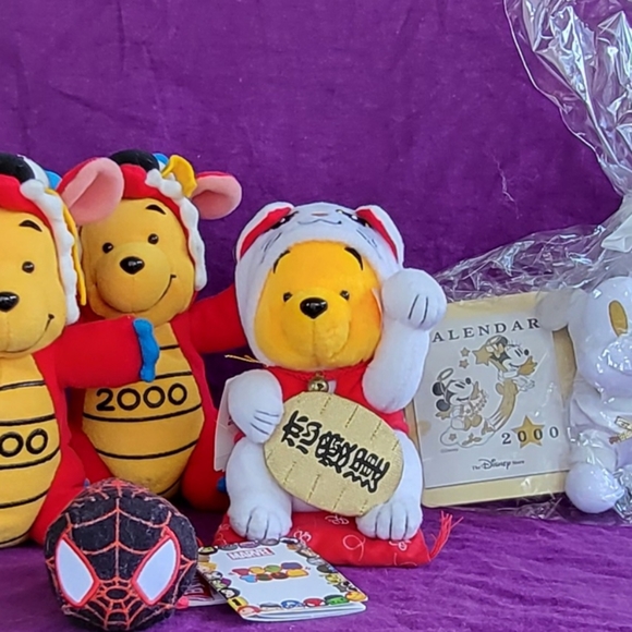 Japanese Disney Beanie Babies and Marvel TsumTsum